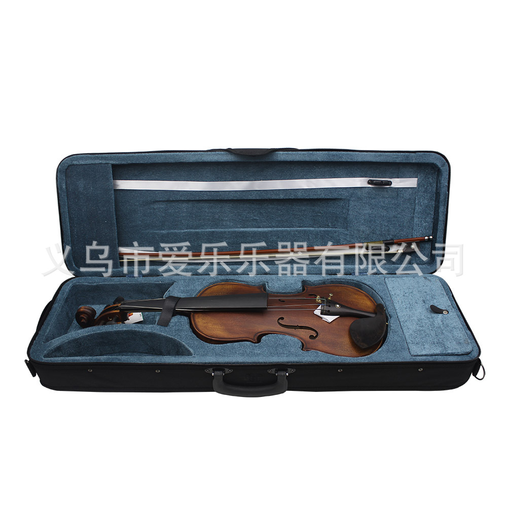 Violín hecho a mano matte 4/4 violín de color vintage para adultos profesional juego de violín de arce natural fabricante Application Scenario