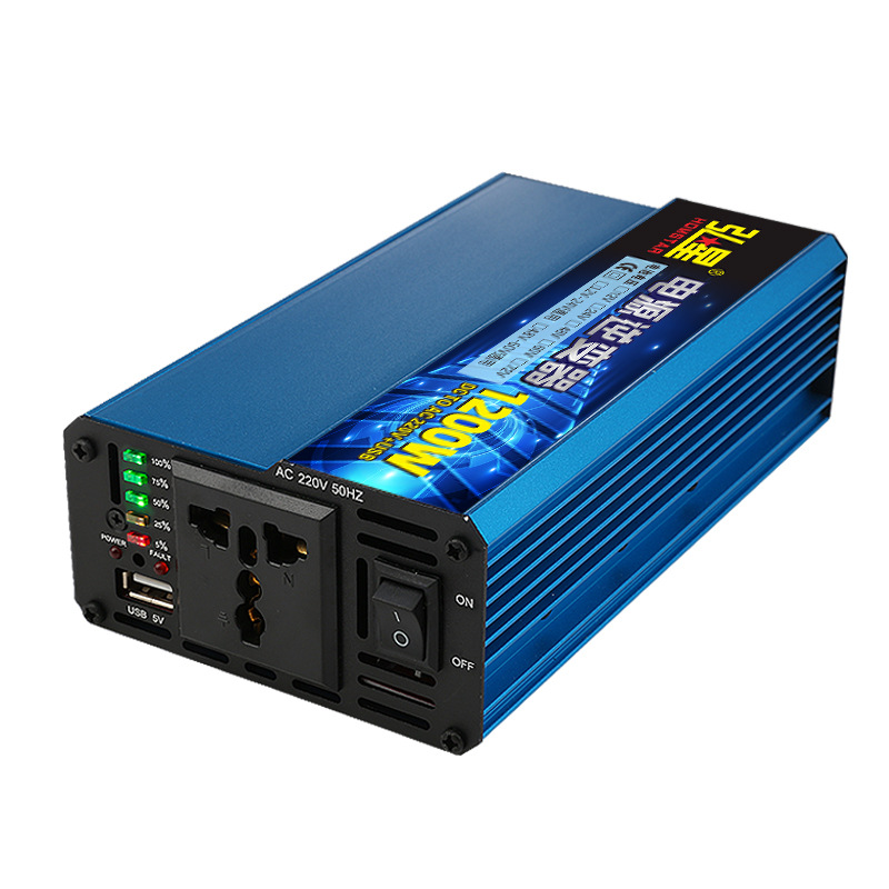 车载逆变器12V转220V24V48V60V72V转换器逆变1500W2000W高效转换