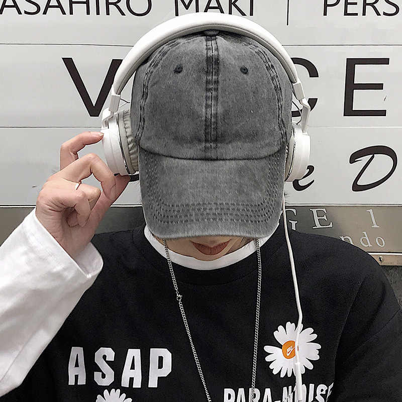 Women's soft-top Korean style Instagram versatile washable solid-color baseball cap casual men's Japanese-style trendy summer Application Scenario