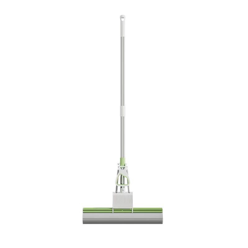 Roller sponge mop, large rubber cotton absorbent mop, household one-mop clean, roller type squeezing water, no need for hand washing mop Item Picture