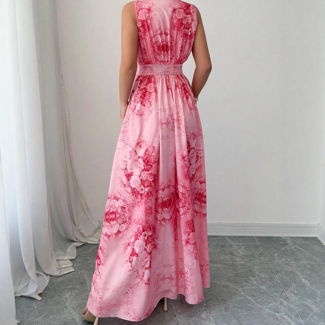 Beach dress, Bohemian long dress, coat, women's summer 2025 new style waist-cinching and slimming seaside vacation dress Application Scenario