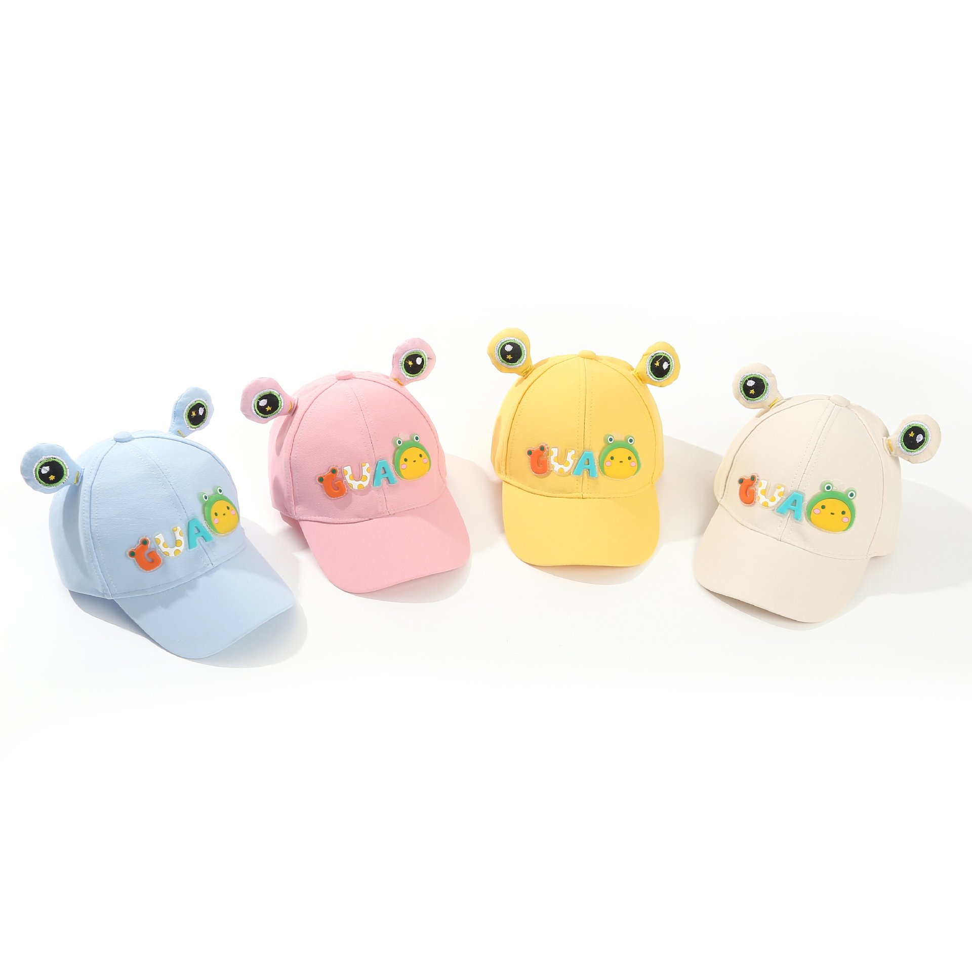 Spring new children's hats, baby sun hats, baseball caps, Korean cute cartoon frog baseball caps Application Scenario