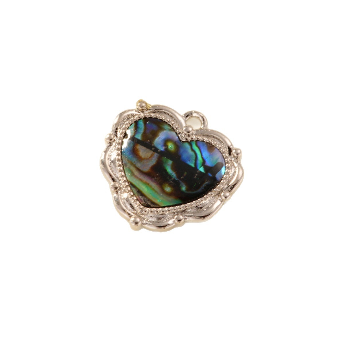 Abalone and shellfish oil drip pendant necklace clasp, copper-plated real gold color retention bracelet necklace clasp DIY accessory Item Picture