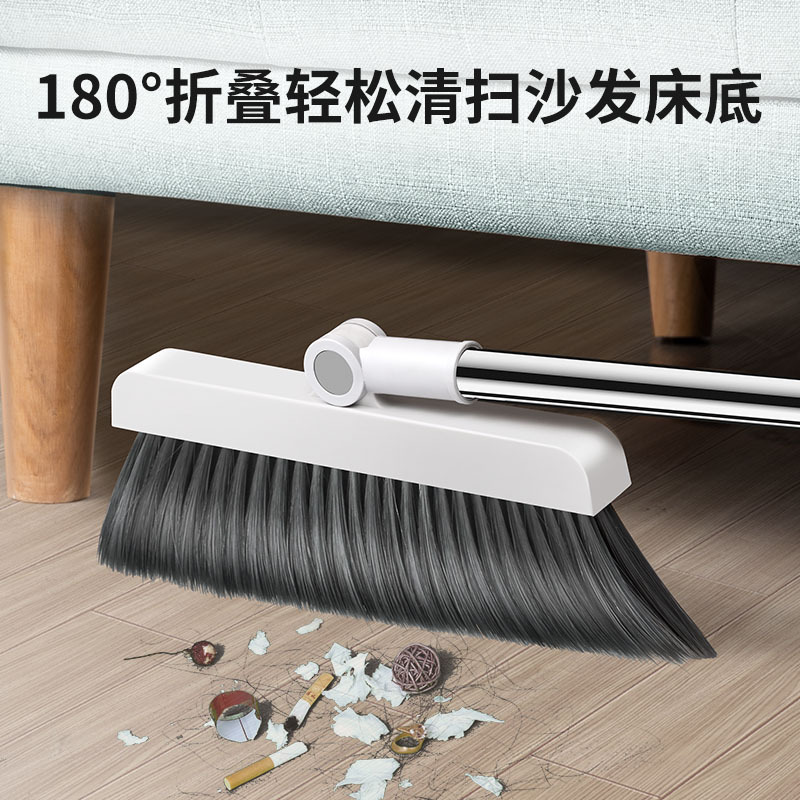 Good quality household brooms. Folding broom and dustpan set. A lazy person's wonder. Broom combination. No hair stains when sweeping details Picture