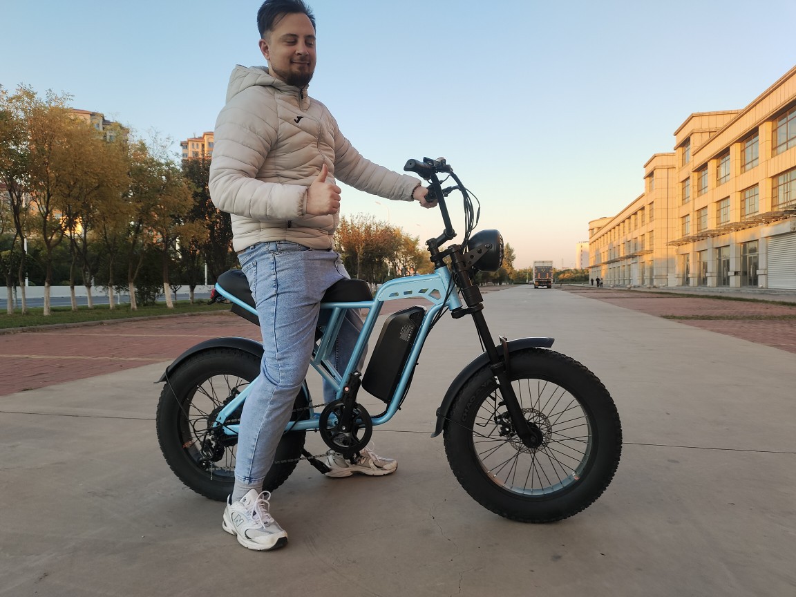 ebike lithium battery-powered snow bike 4.0 tire wide tire European 20-inch fat tire beach snow off-road single Application Scenario