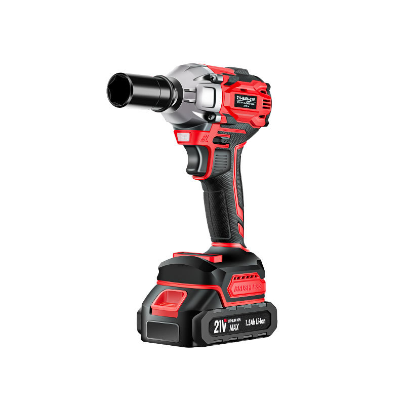 High-power multi-functional impact wrench, hardware power tool, brushless electric wrench, lithium battery long-lasting hand drill Item Picture
