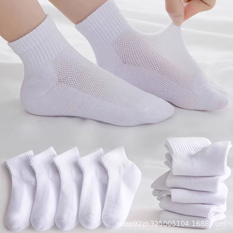 运动、休闲棉袜实物图