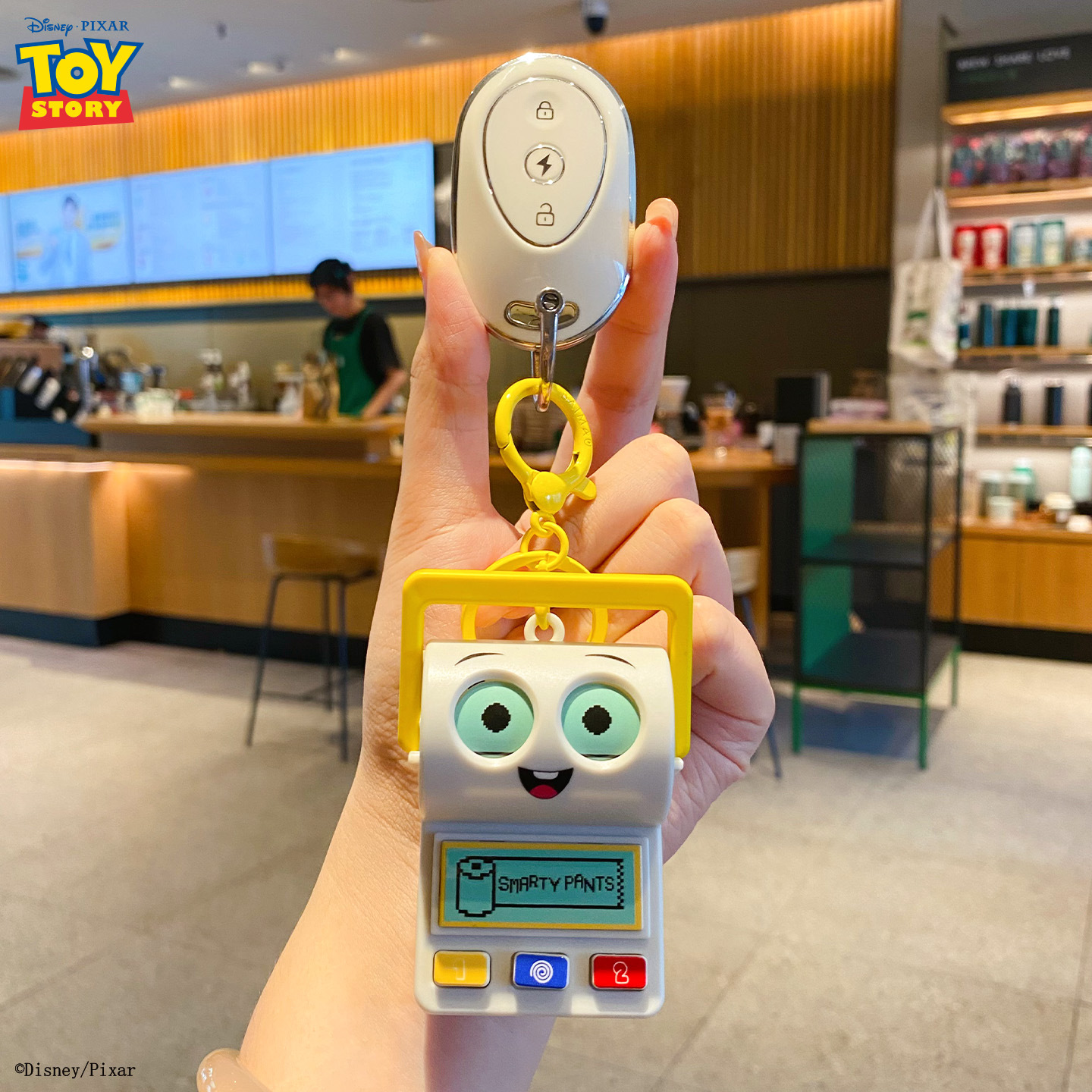 Genuino toy story funny function colgante SMARTY PANTS modelo toy handpiece moda juego colgante adornos Application Scenario
