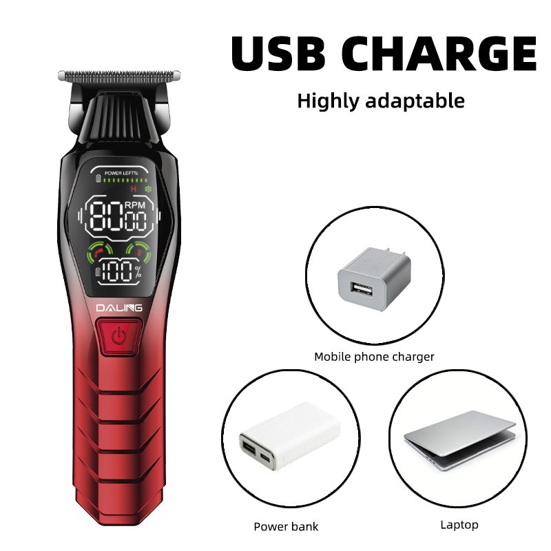DALING daling 1980 nuevo pusher eléctrico transfronterizo cortador de pelo de alta calidad pantalla digital pusher pusher eléctrico salón de peluquería Application Scenario