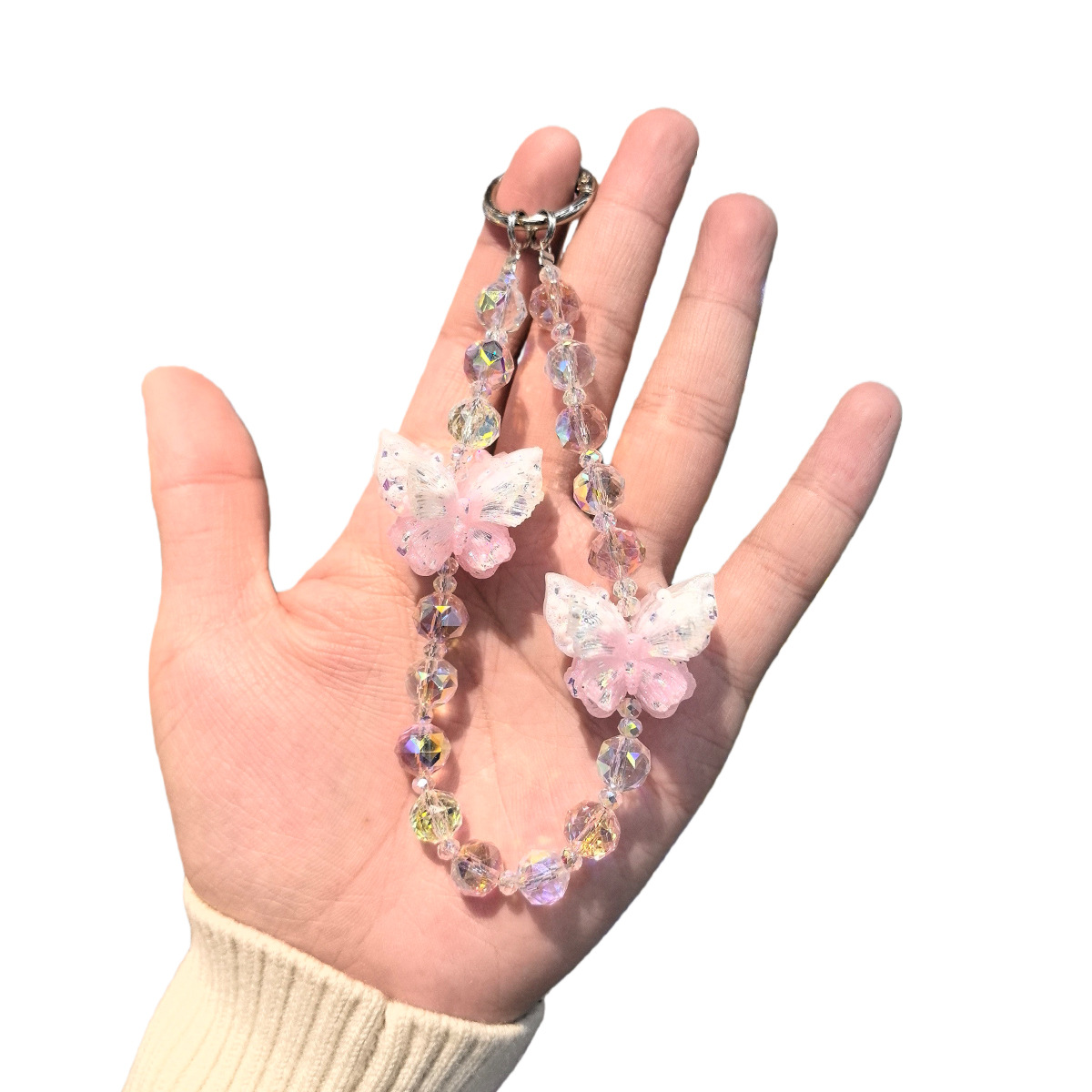 手链女款不规则百搭/手串女款不规则diy/手工饰品/银饰/珍珠手链产品图