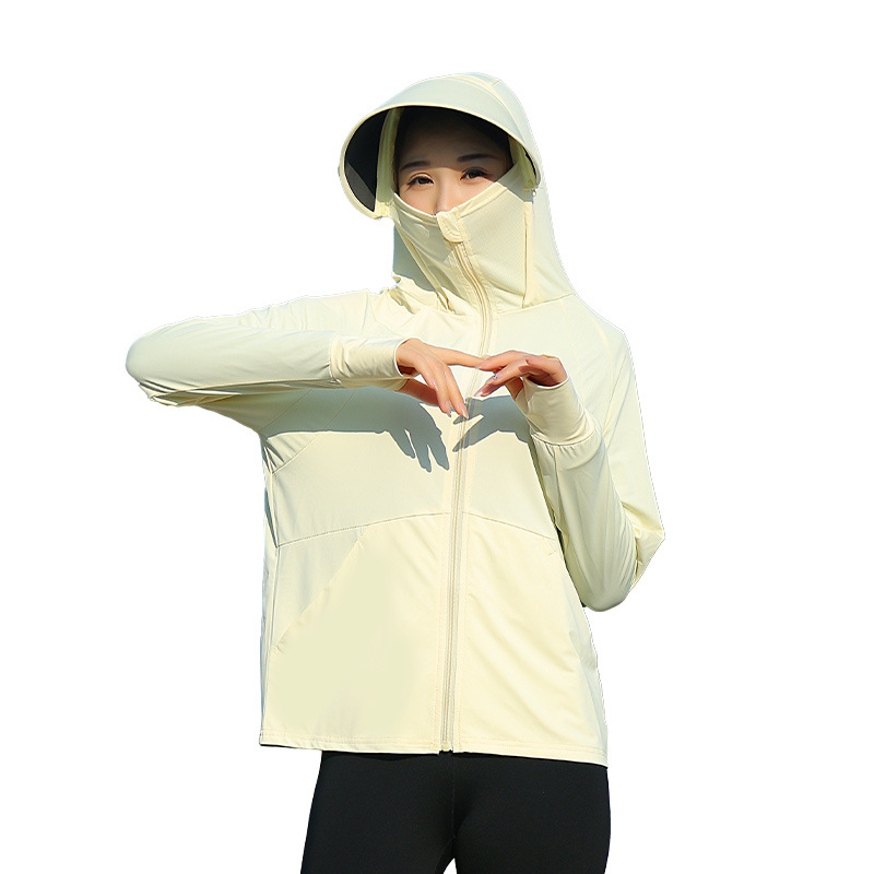 Women's 2025 new black rubber detachable brim fishing shirt, men's thin breathable sun-protective clothing details Picture