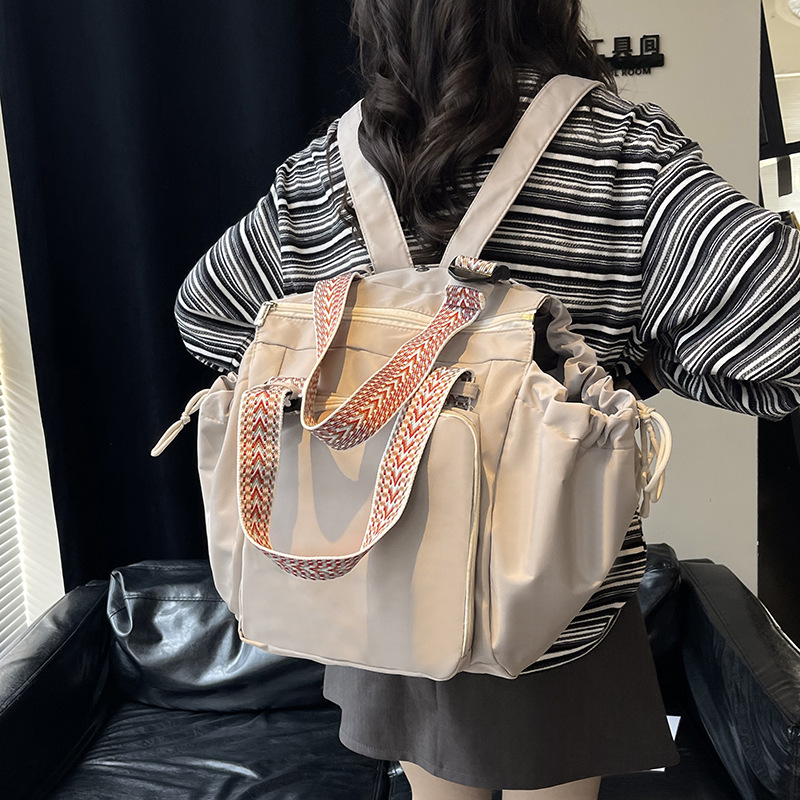 Cross-border best-selling 290 nylon fabric women's bag 2026 Korean version new large-capacity single-shoulder bag travel tote mommy bag Specification image