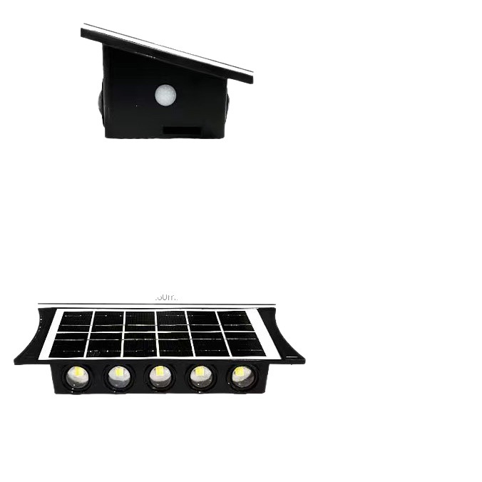 Solar outdoor lights, wall-washing lights, outdoor courtyard waterproof, villa garden exterior wall landscape spotlights, decorative fence lights Item Picture