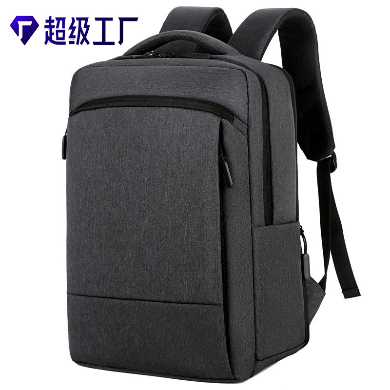 双肩背包跨境大容量通勤厂家批发差旅电脑背包印LOGO双肩包