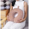 Plain checkered striped U-shaped pillow for men and women, outdoor travel neck support pillow, slow rebound memory pillow, LOGO available for order, portable Specification image