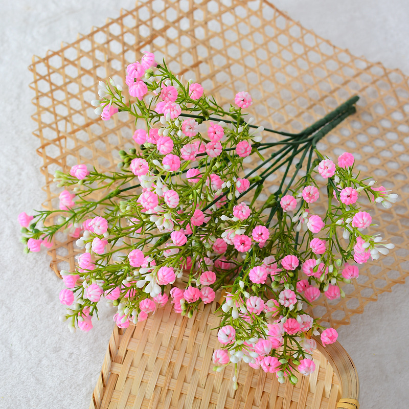 Wholesale of artificial flower bouquets for home and wedding decoration, night-blooming jasmine, artificial flowers and artificial bouquets Specification image