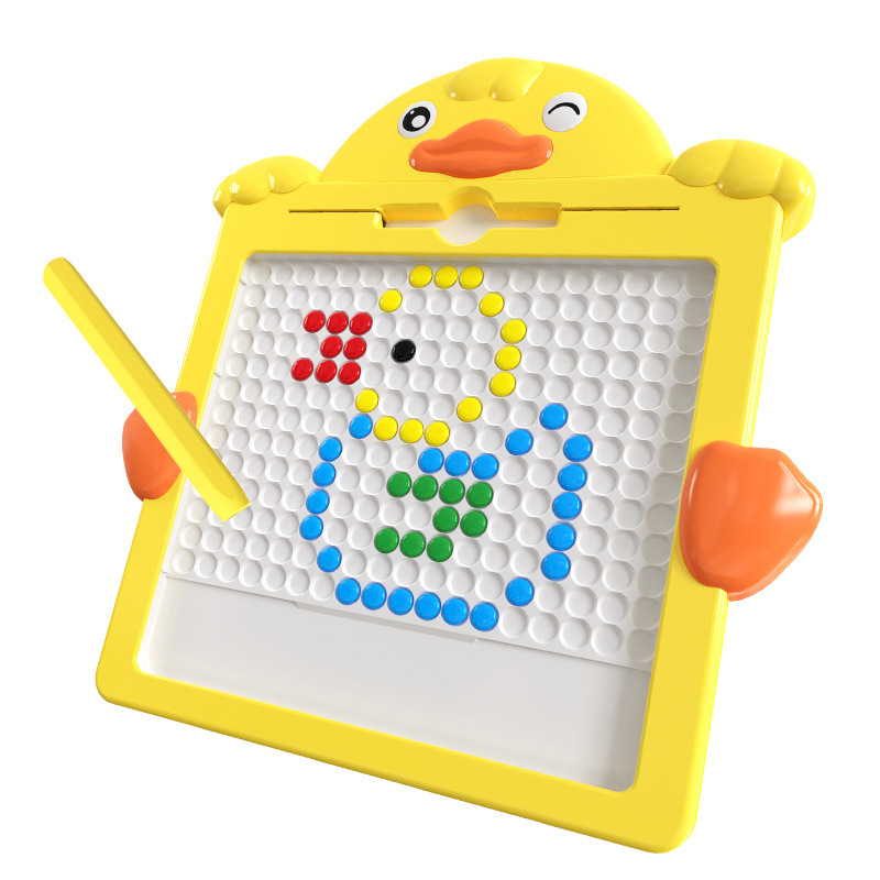 Magnetic brushwork drawing board for early education and intelligence, thinking and concentration training, writing board, magnetic chessboard, children's puzzle toy Item Picture