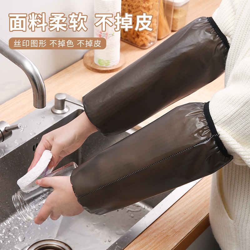 家务围裙、袖套实物图