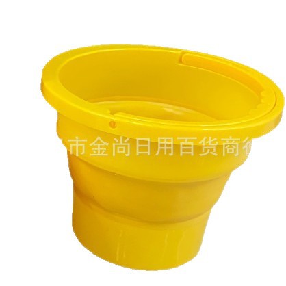 小黄鸭水桶便携式可折叠水桶学生宿舍家用车载户外加厚大小号水桶详情图5