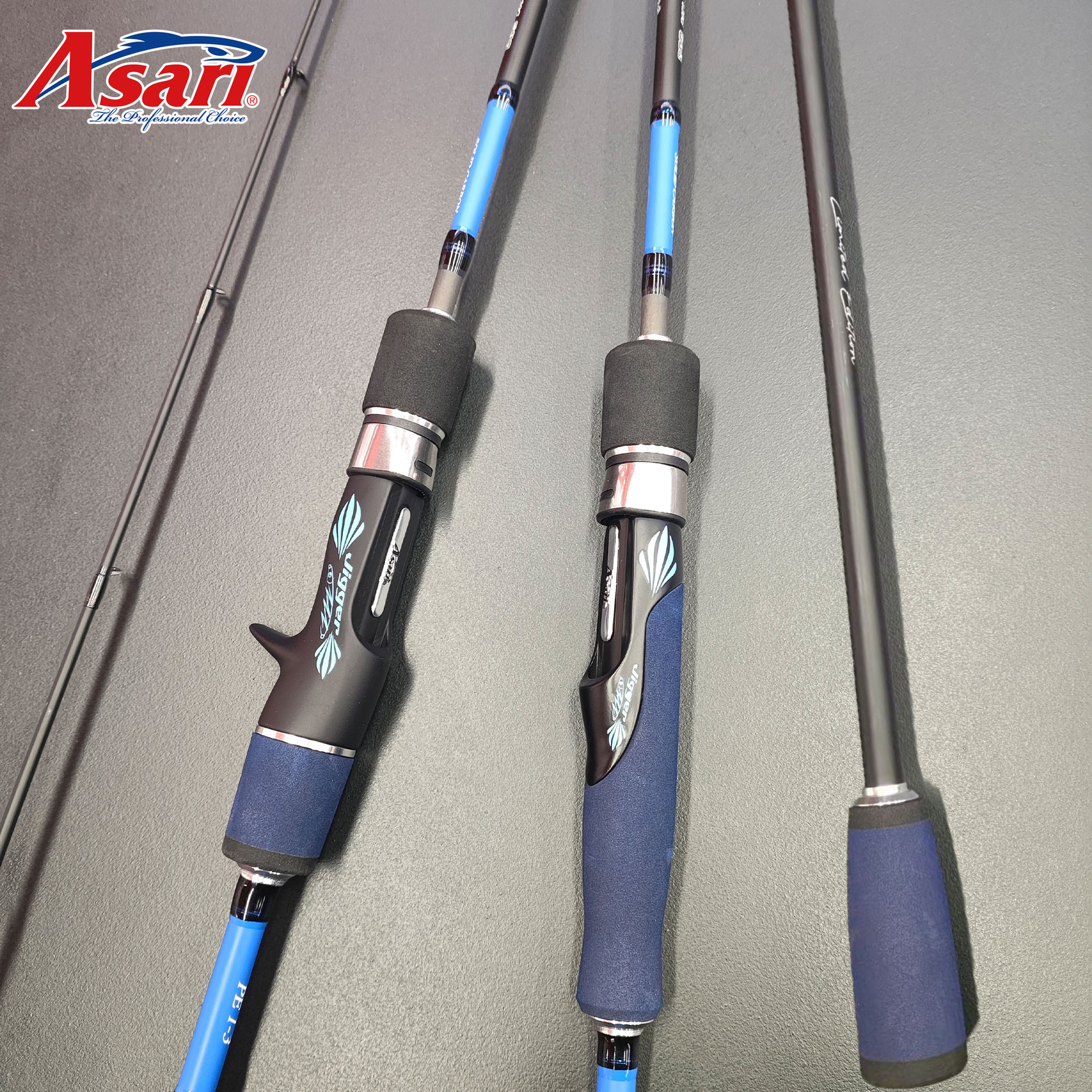 Asari1.92 米深海巨物铁板竿 高碳超硬船钓海钓竿 直柄枪柄都可选