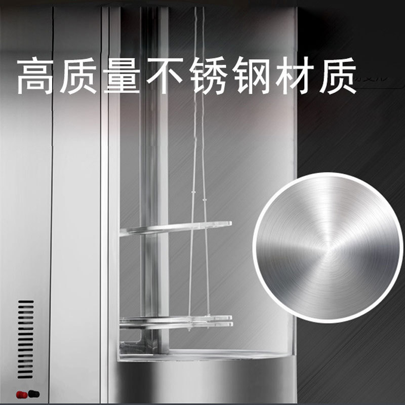 Commercial electric chicken roasting oven, 3-stick, 6-stick, 9-stick stainless steel gas automatic rotating roast duck oven, fish and meat roasting electric oven Application Scenario