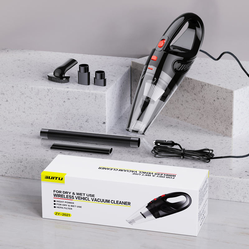 Car vacuum cleaner, suitable for both car and household use, high-power, handheld wireless charging in small cars, powerful and specially designed details Picture