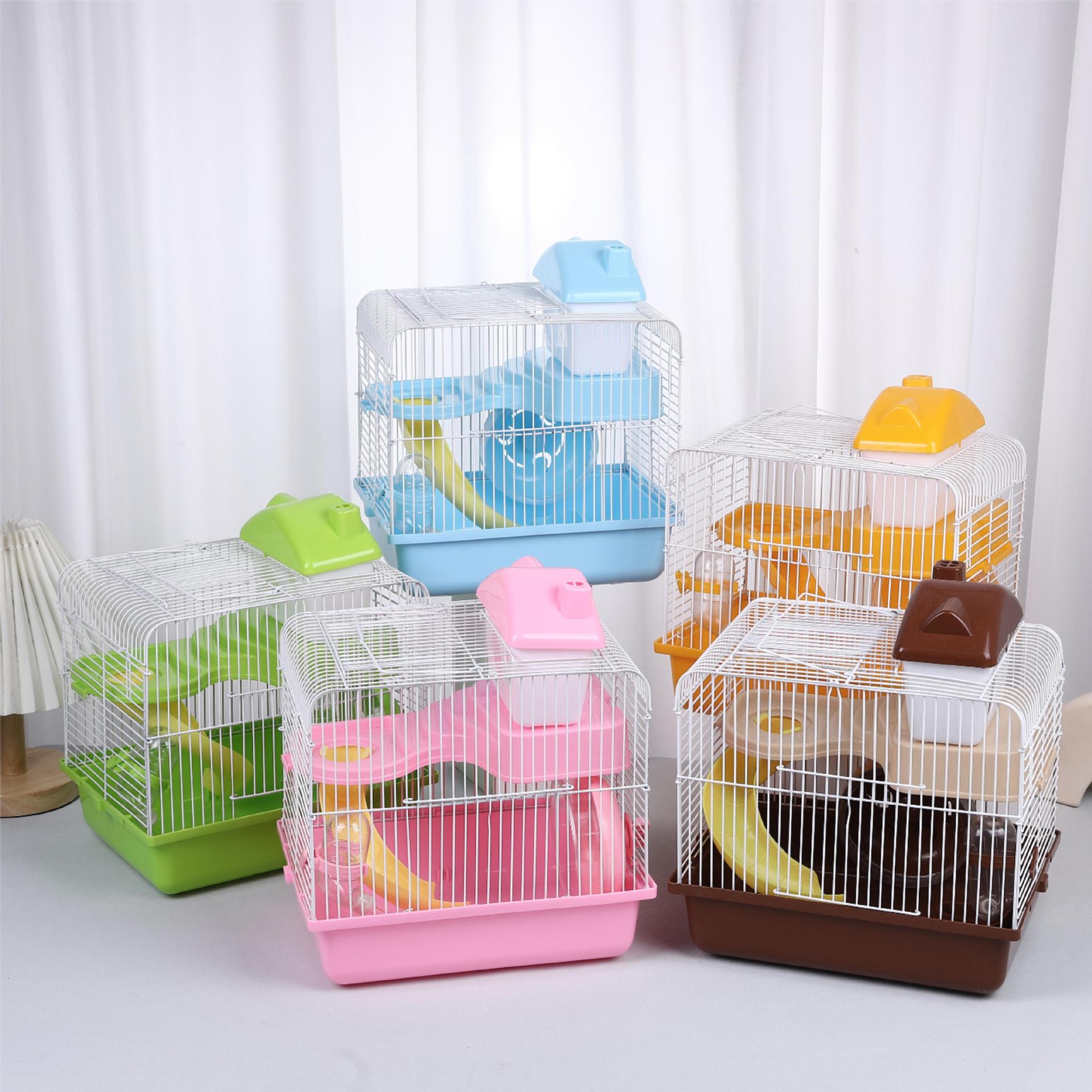 Small Garden Hamster cage, Small castle Hamster supplies, double-layer anti-escape portable, large hamster cage manufacturer wholesale Specification image