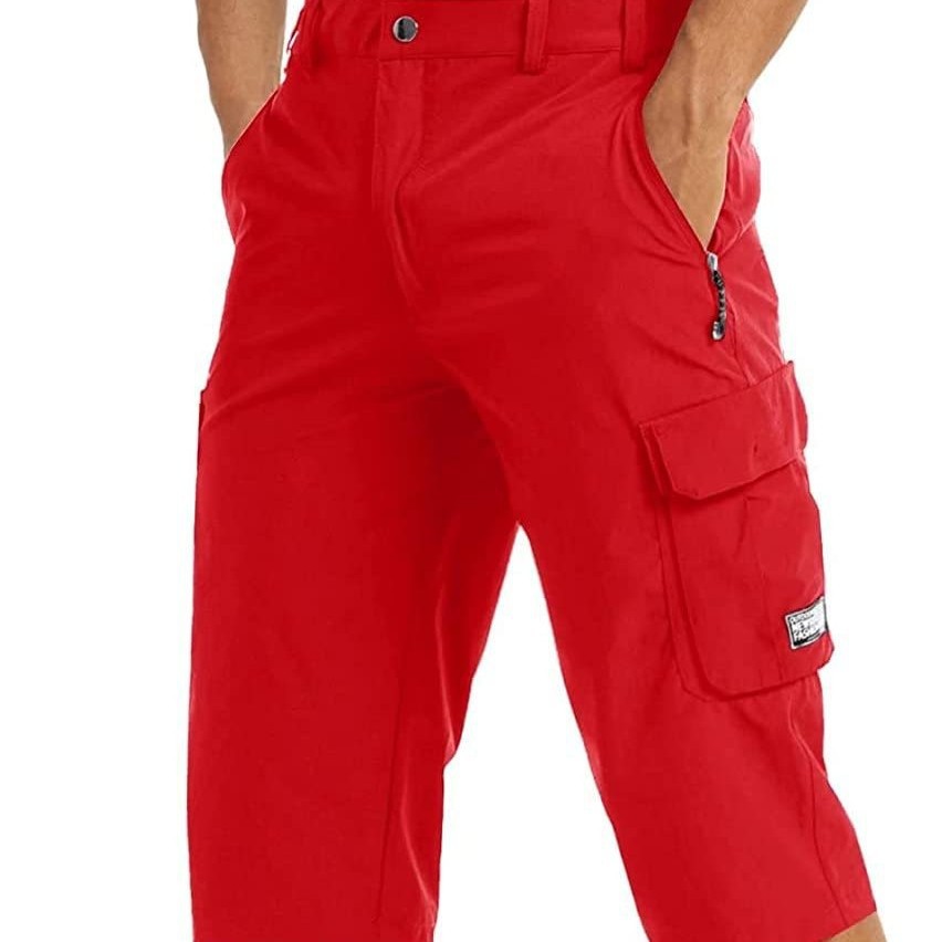 速卖通热卖夏季新品五分沙滩裤夏季休闲宽松清爽透气运动裤男款白底实物图