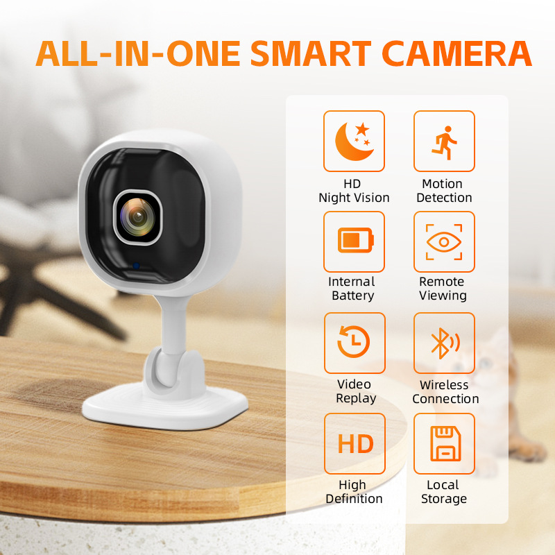 A3 camera, high-definition night vision two-way intercom camera, home smart security monitoring wireless wifi camera details Picture
