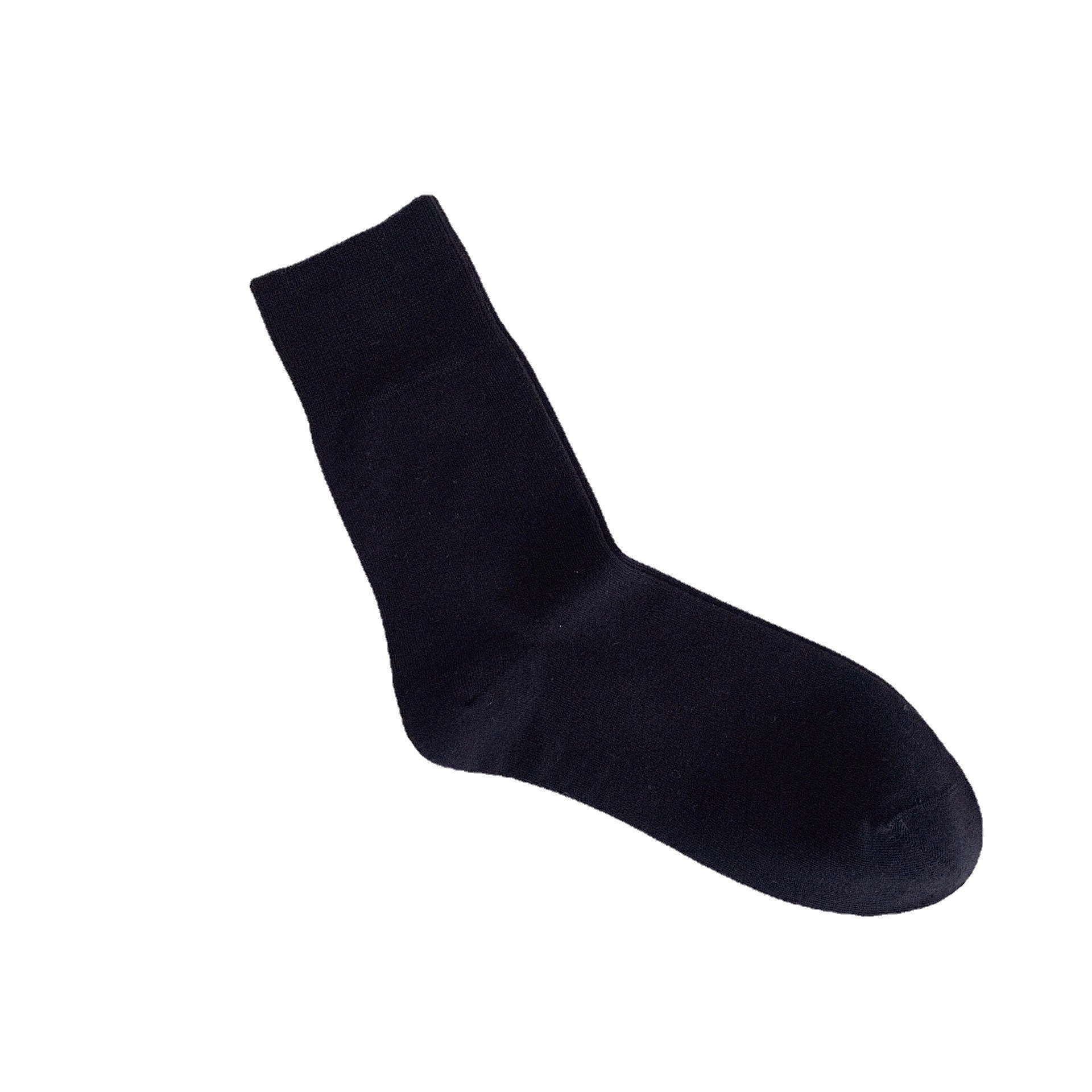 Zhuji Hosiery's classic solid color Xinjiang cotton boneless women's long pile socks, loose seam 200N postpartum socks for women Item Picture