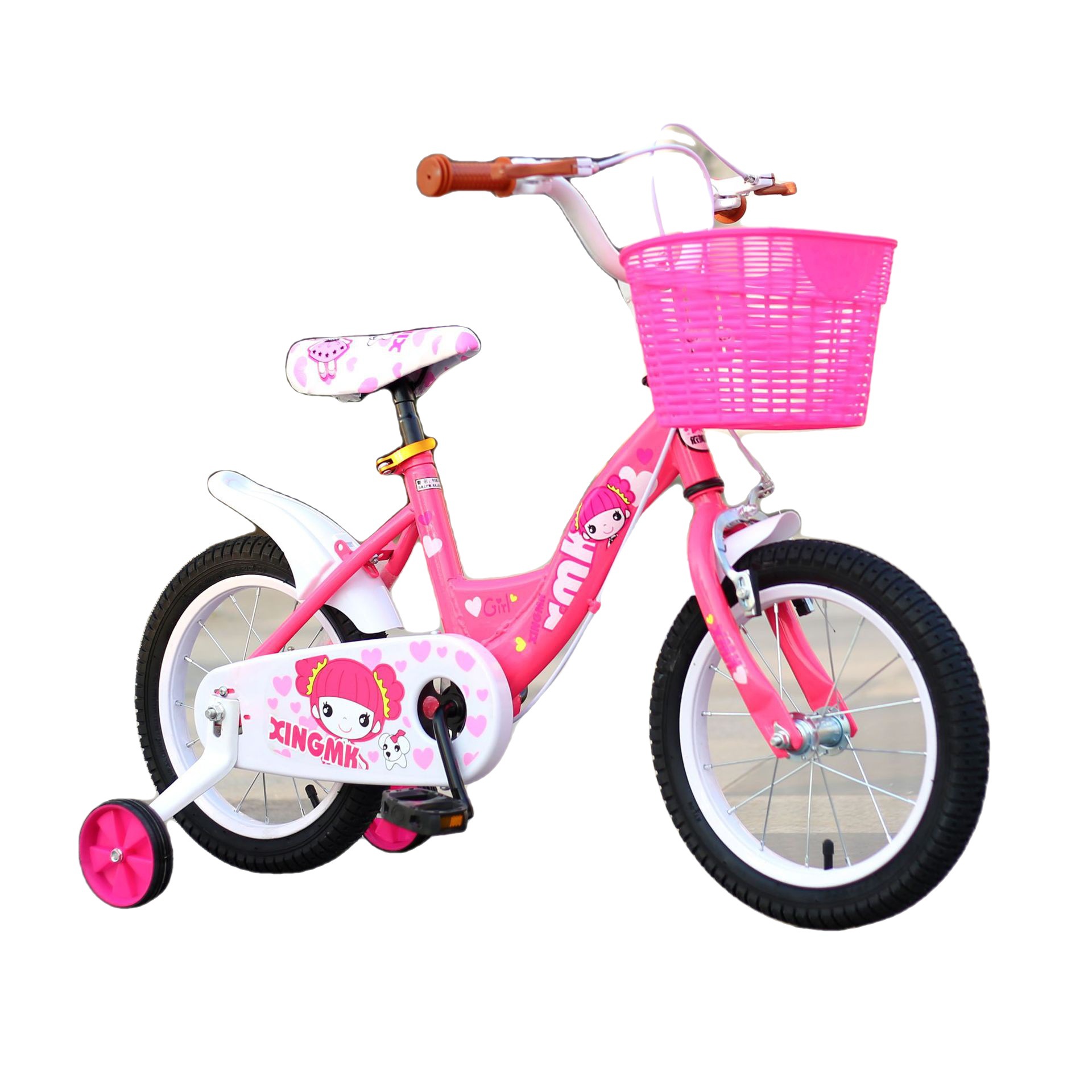 Children's bicycle princess bikes 12-14 16-18 inch kids' bicycles 3-5 7-9 years old girls' bicycles wholesale Item Picture