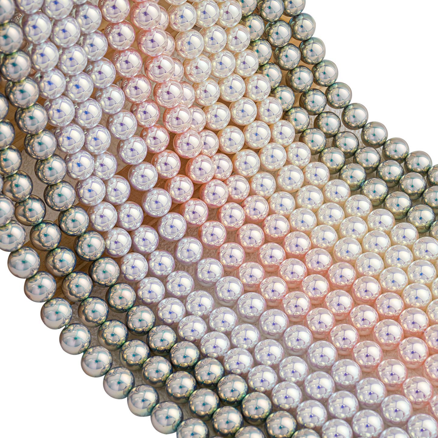 db/米珠/珠子/玻璃珠/串珠白底实物图