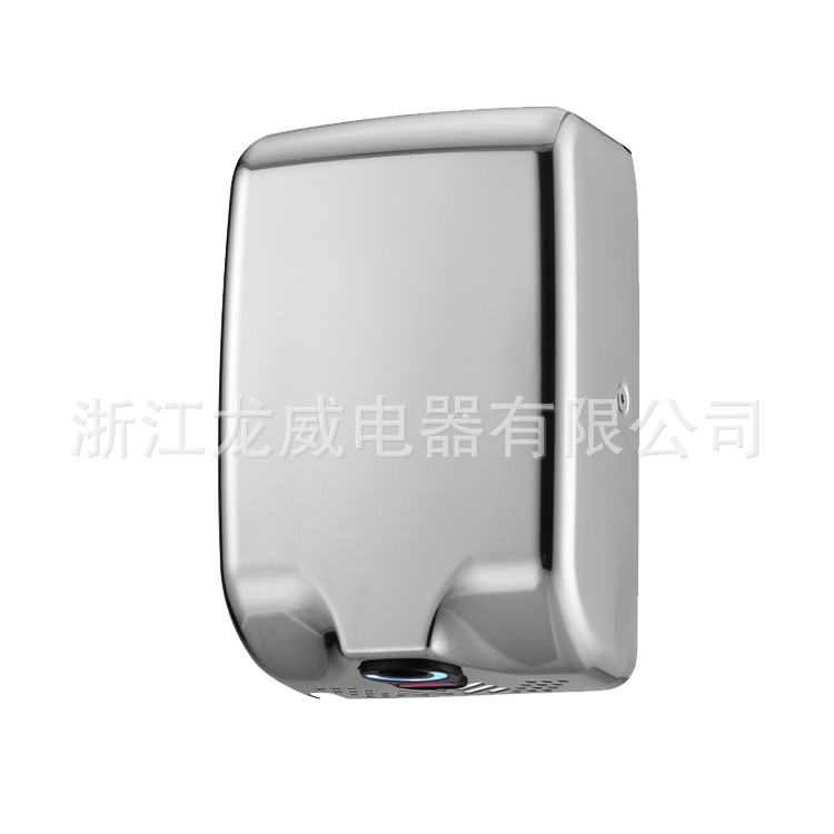 KINGWE新款酒店卫生间自动感应高速不锈钢干手器烘手机 可安镜箱