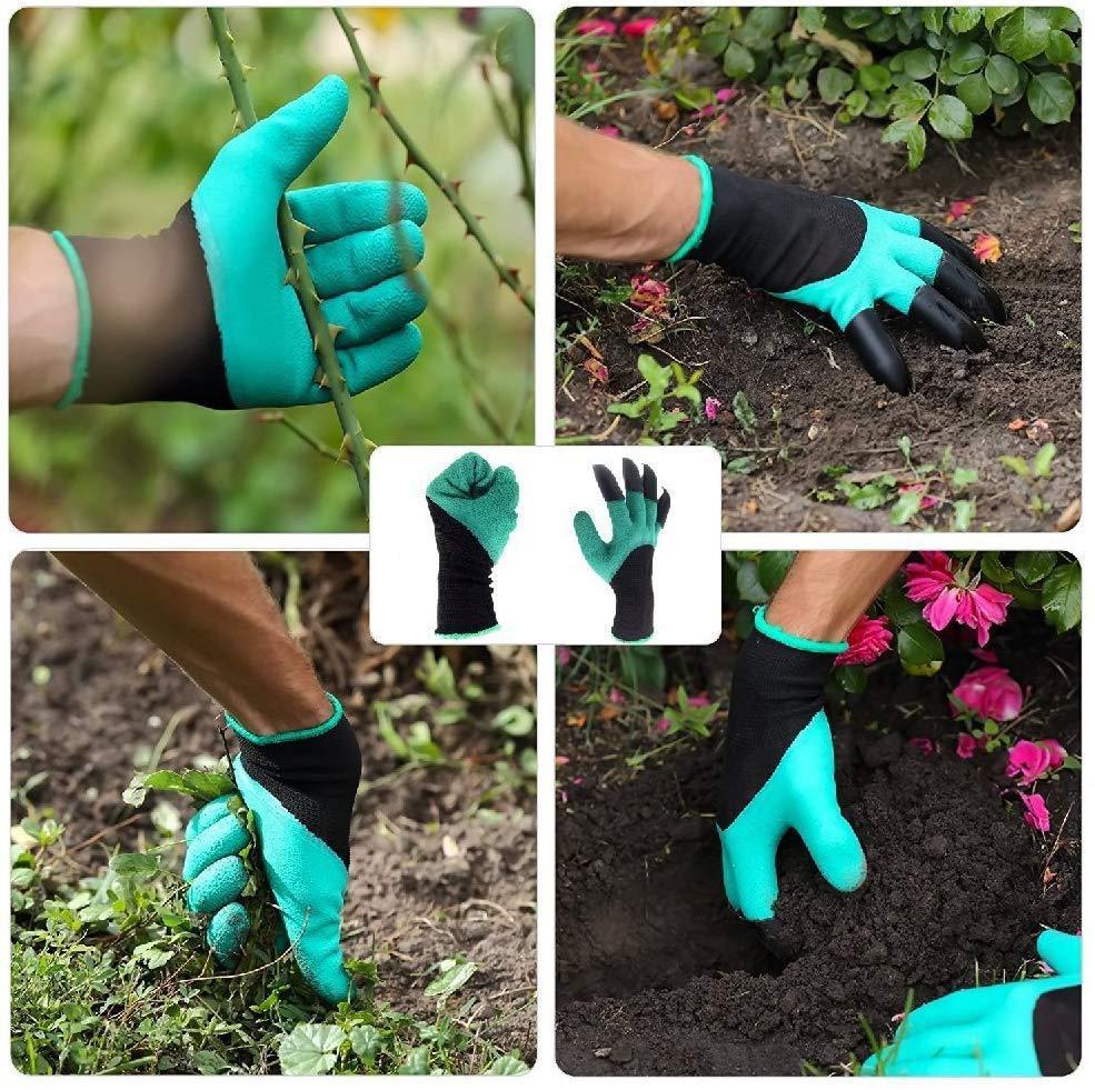 Claw Garden gloves, garden cauliflower planting latex anti-slip and anti-cut, cross-border digging labor protection gloves for garden planting