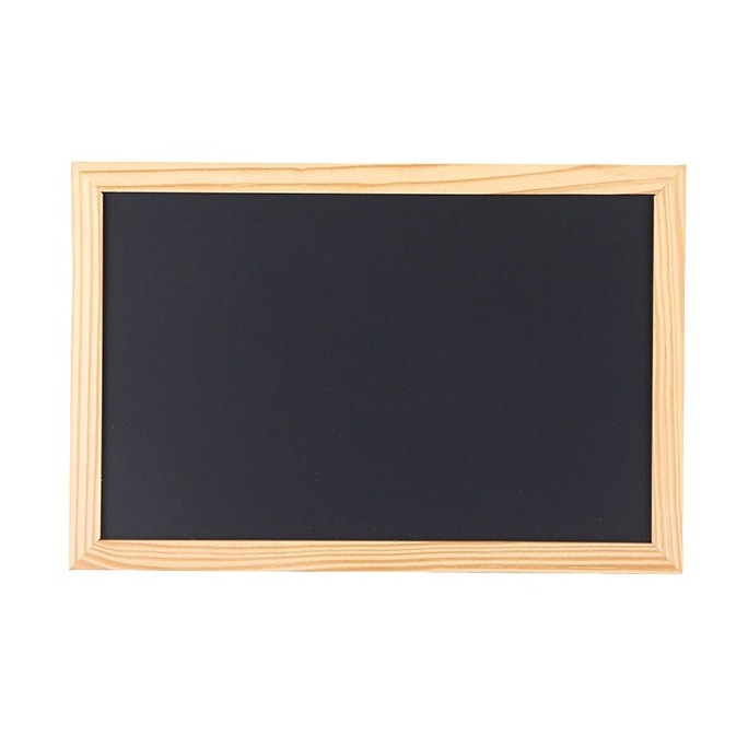 Wooden-framed small blackboard, single-sided wooden hanging blackboard, writing board, message board, menu, children's graffiti drawing board, non-magnetic Item Picture