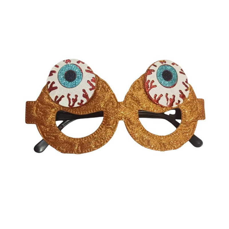时尚新款亚马逊万圣节派对眼镜南瓜幽灵儿童成人鬼节搞怪聚会装饰产品图