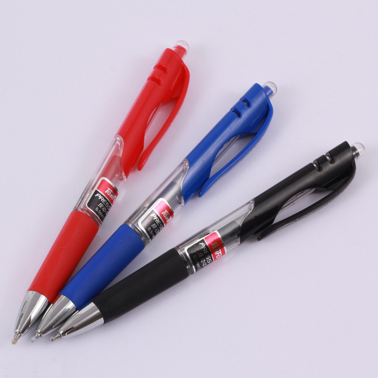 155 Office Triangular Gel Pen Carbon Signature Gel Pen Red Blue Black 0.5MM Gel Pen Application Scenario