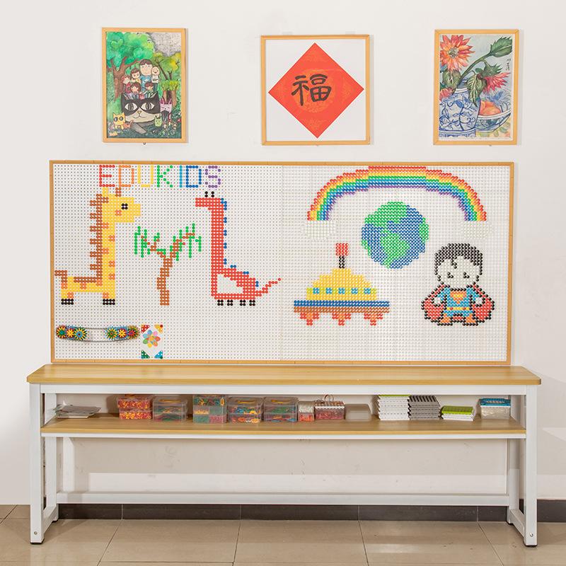 跨境专供宝宝早教益智玩具配件DIY欧美外贸儿童启蒙忙碌板洞洞板详情图4