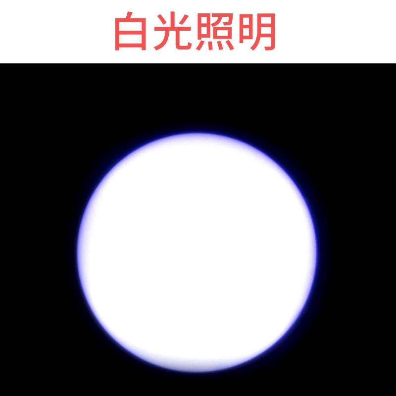 Multi-functional high-intensity mini flashlight, ultraviolet banknote detector lamp, laser infrared three-in-one small purple light flashlight Item Picture