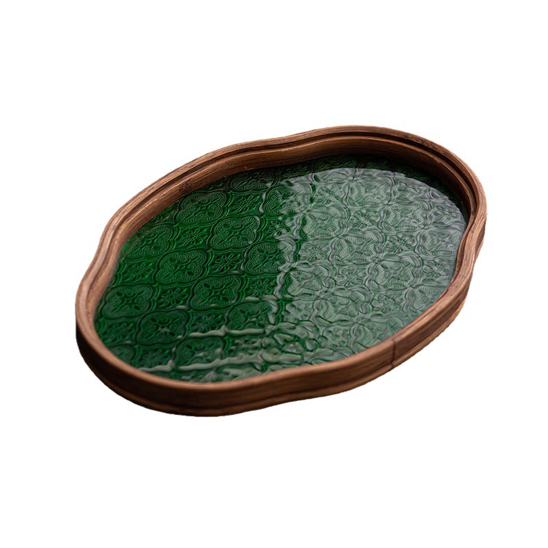 木托盘/竹木/木质茶盘/盘子木/木制托盘白底实物图