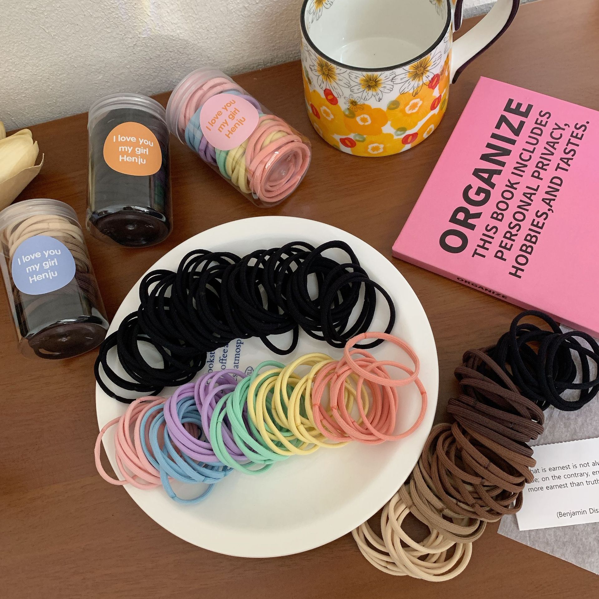New children's hair accessories from South Korea: high-elasticity, thickened, non-damaging to hair, girls' hair ties, hair bands, and headwear for women details Picture