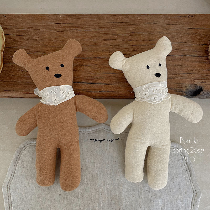 New Korean-style ins bear lace silk scarf doll fabric handcrafted children's birthday companion doll prop Specification image