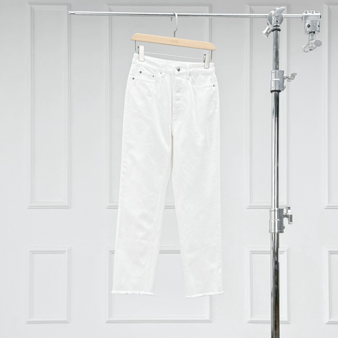 男士白色牛仔裤工作牛仔裤男款系带休闲牛仔裤摆摊用小商品