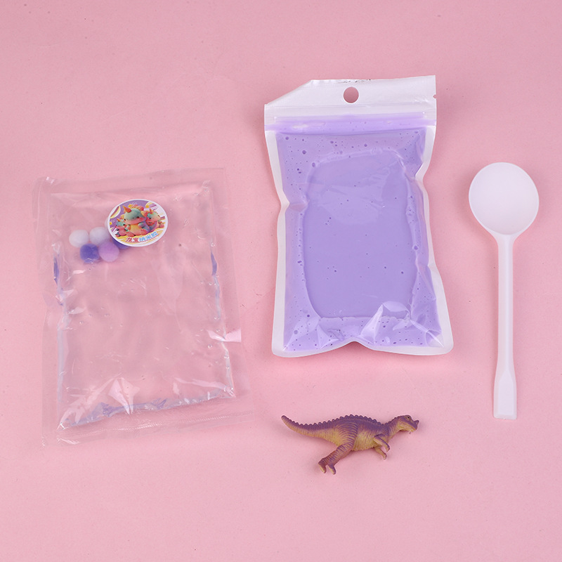 Wholesale children's fun cartoon Longbao nano glue stress-relieving slime squeezing and venting magic tool, children's diy handicraft Specification image