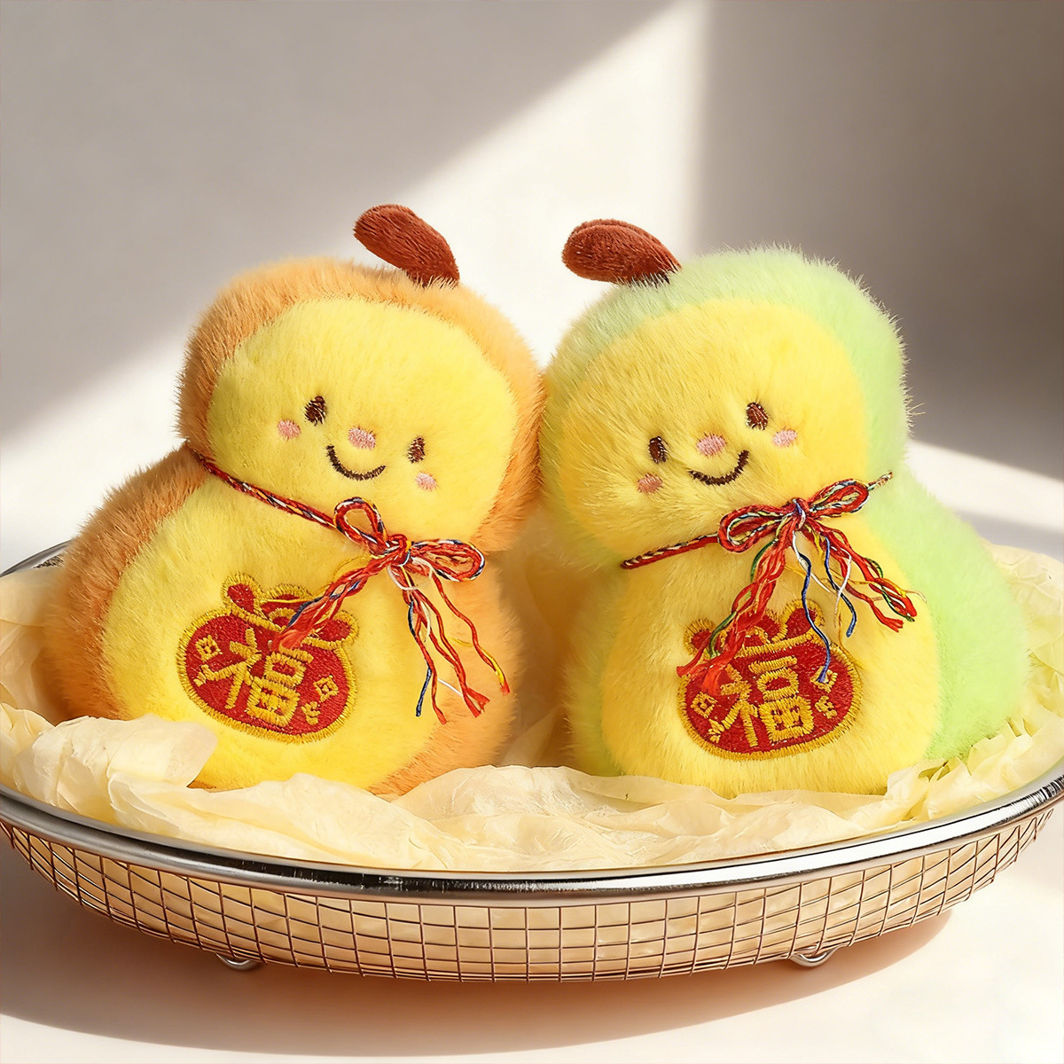 新年挂件福字葫芦马年吉祥物毛绒玩具娃娃小玩偶公仔抛洒娃娃压床 Application Scenario