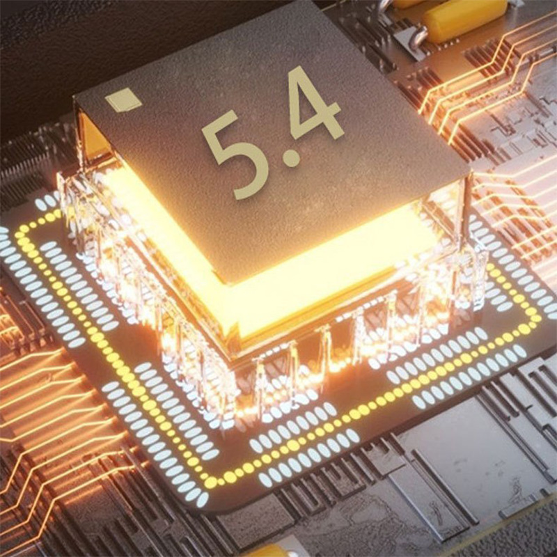 AI voice translation headphones, true bone conduction sports Bluetooth headphones, no sound leakage, no in-ear sound, rear wrap wireless noise cancellation Specification image