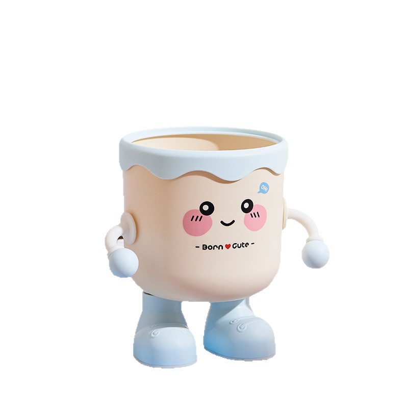 New cute desktop trash can, mini small storage bin, student dormitory office covered trash can Item Picture