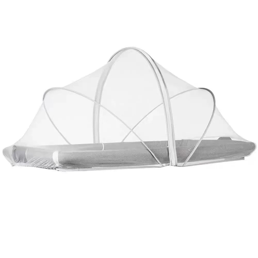 婴儿蚊帐儿童宝宝可折叠摇篮床婴儿床帐篷拉链防蚊罩婴童