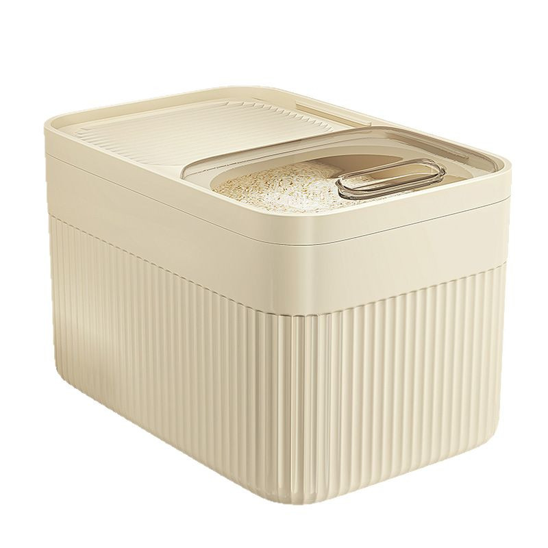 Rice bucket household insect-proof and moisture-proof sealed 2025 new model flour storage tank, five-grain and miscellaneous grain flour storage box, rice box Item Picture