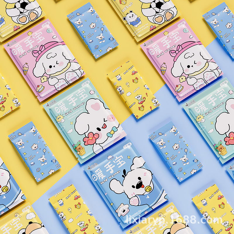 可爱卡通系列暖手宝印花冬季暖宝宝自发热暖芯暖蛋替换芯暖手防寒